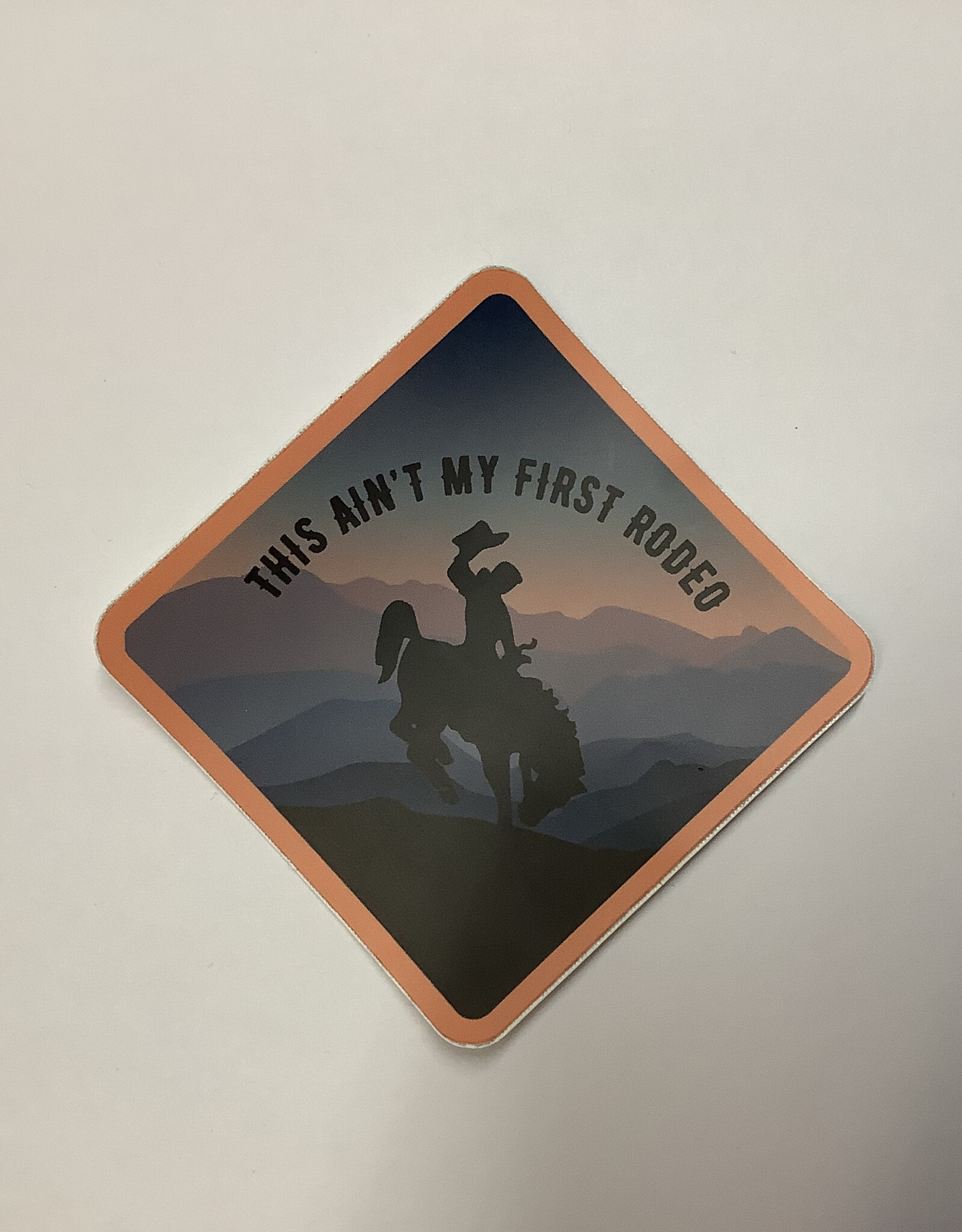 Stickers NW BUCKING BRONCO THIS AIN’T MY FIRST RODEO STICKER
