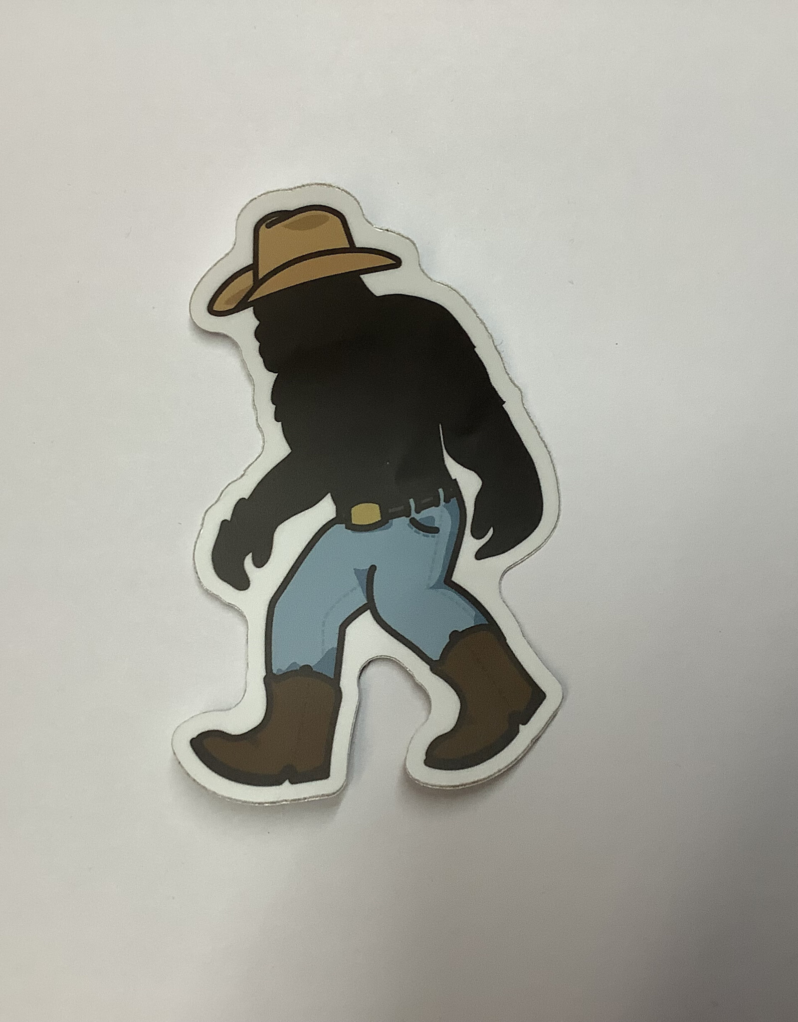 Stickers NW SASQUATCH COWBOY  STICKER