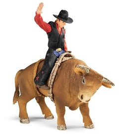 Schleich Cowboy with Bull 72120