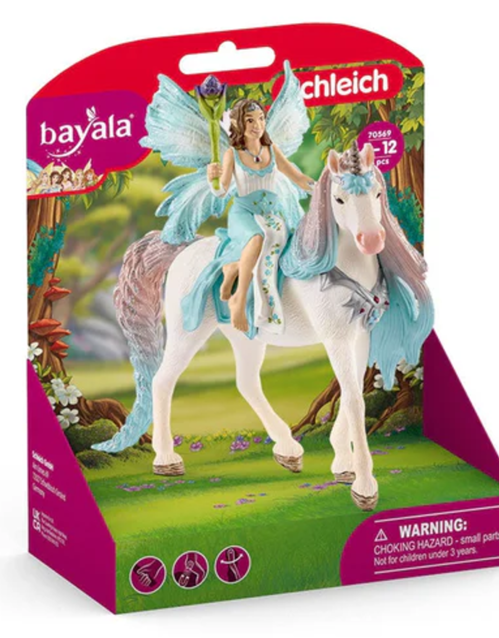 Schleich Fairy Eyela with princess unicorn 70569