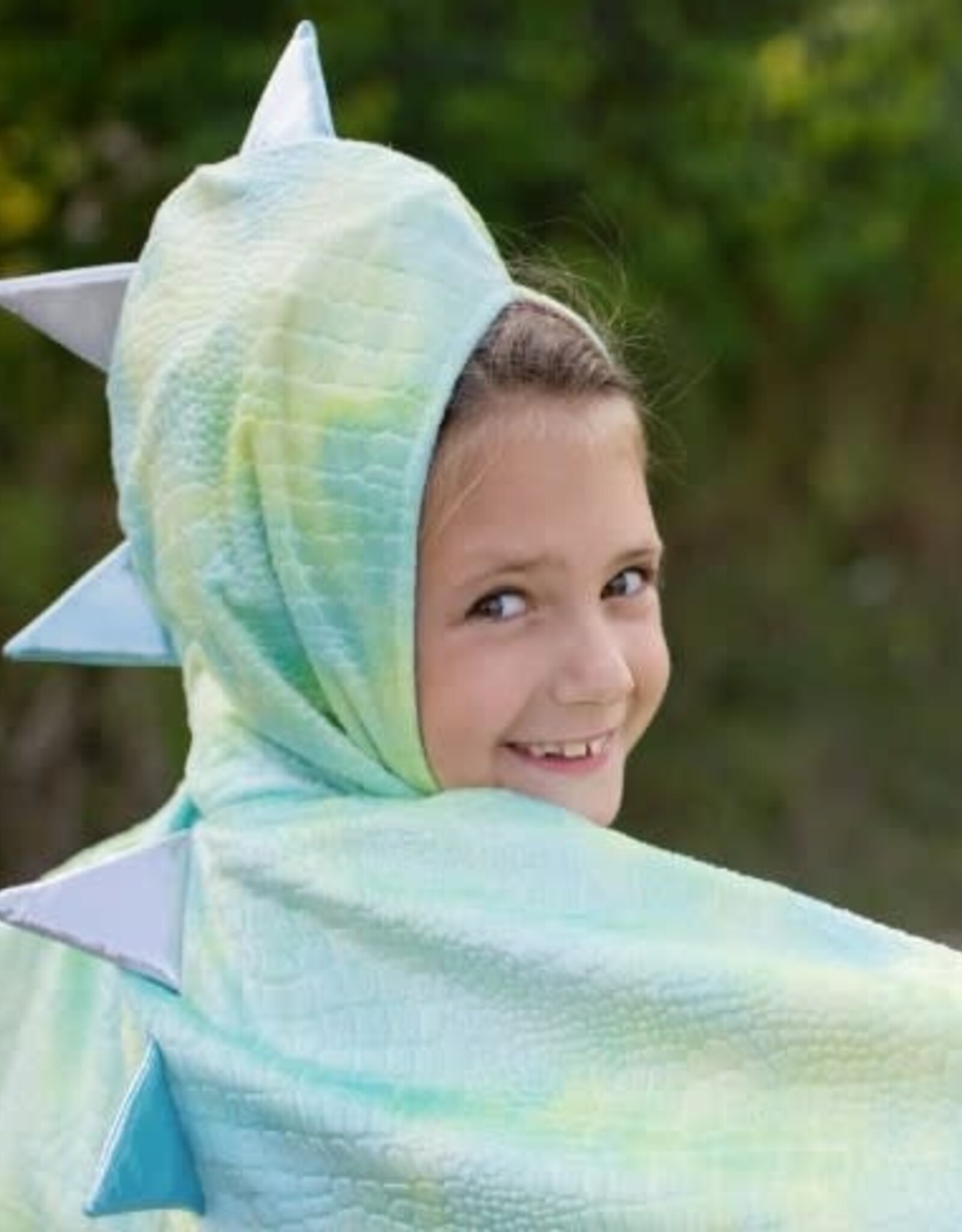 Great Pretenders Rainbow Reversible Unicorn Dragon Cape, Size 4-6