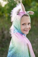 Great Pretenders Rainbow Reversible Unicorn Dragon Cape, Size 4-6