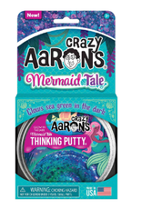 Crazy Aaron's Thinking Putty 4" THINKING PUTTY - MERMAID TALE
