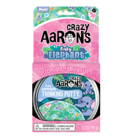 Crazy Aaron's Thinking Putty 4" THINKING PUTTY - BABY ELEPHANT