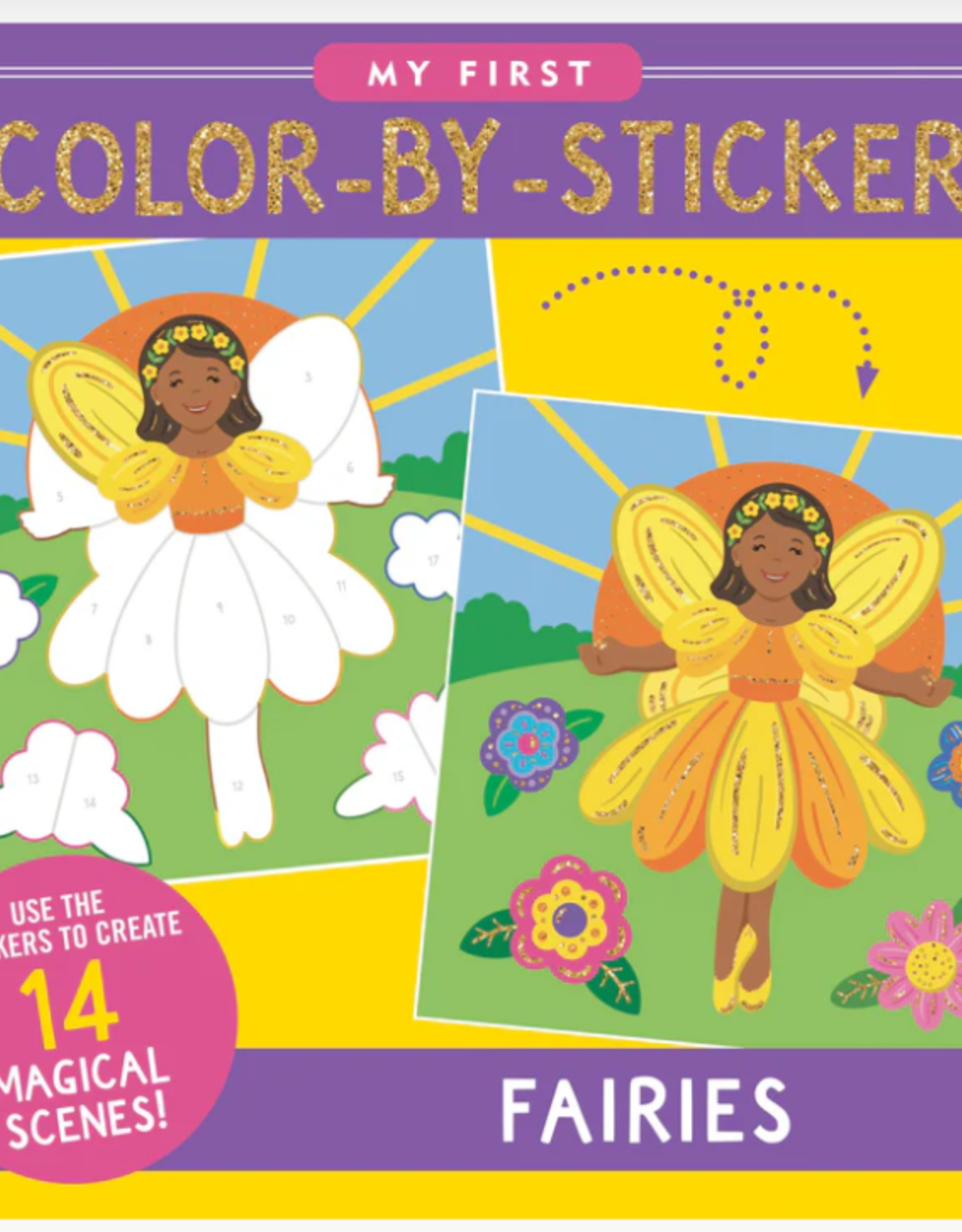 Peter Pauper Press First Color By Sticker Fairies