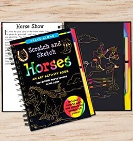 Peter Pauper Press SCRATCH & SKETCH HORSES