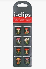Peter Pauper Press Mushrooms i-clips Magnetic Page Markers