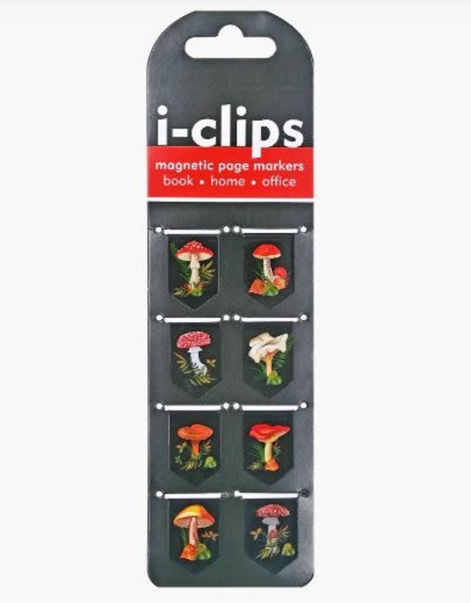 Peter Pauper Press Mushrooms i-clips Magnetic Page Markers