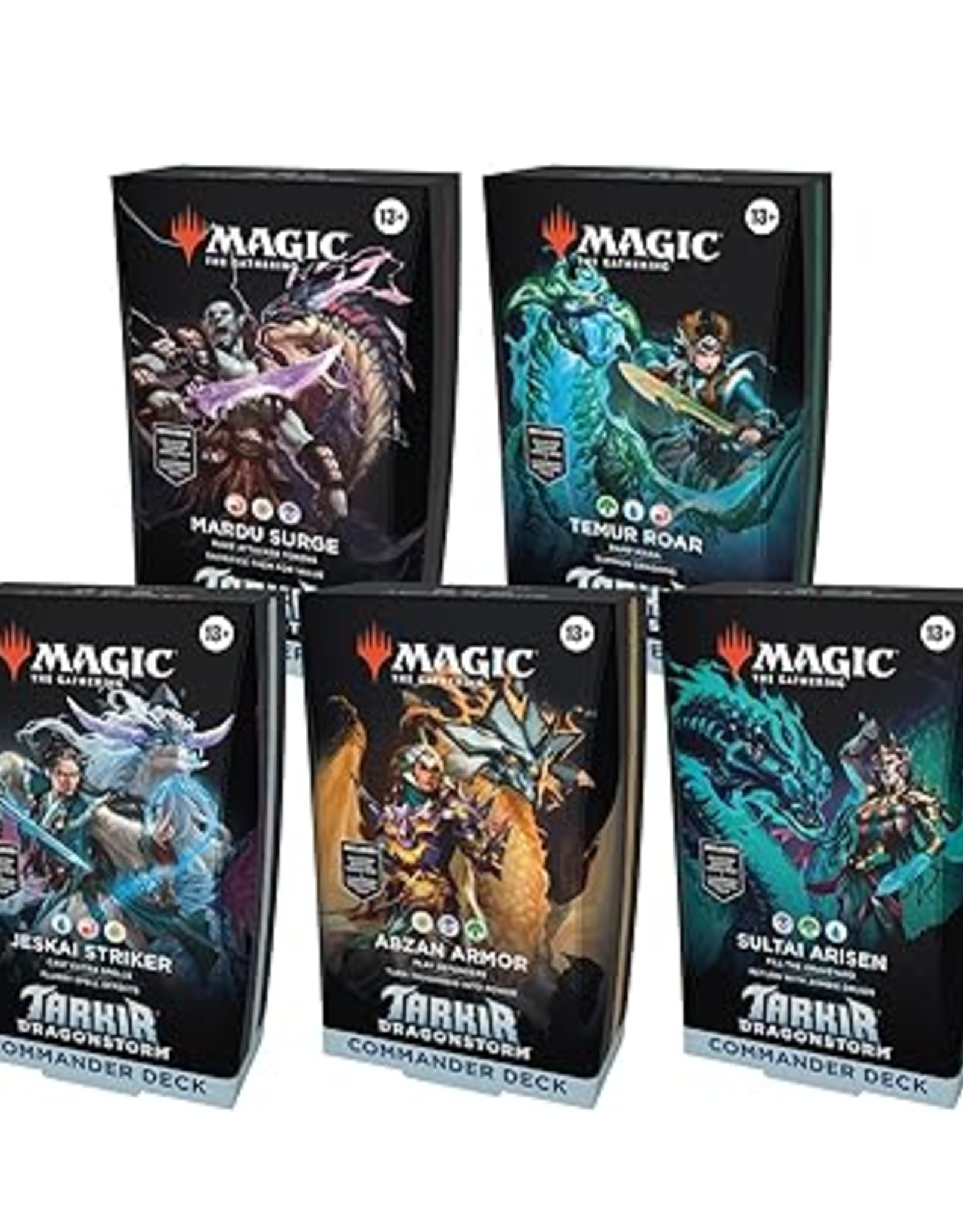 Magic the Gathering MTG Tarkir Dragonstorm Commander Deck Asst.