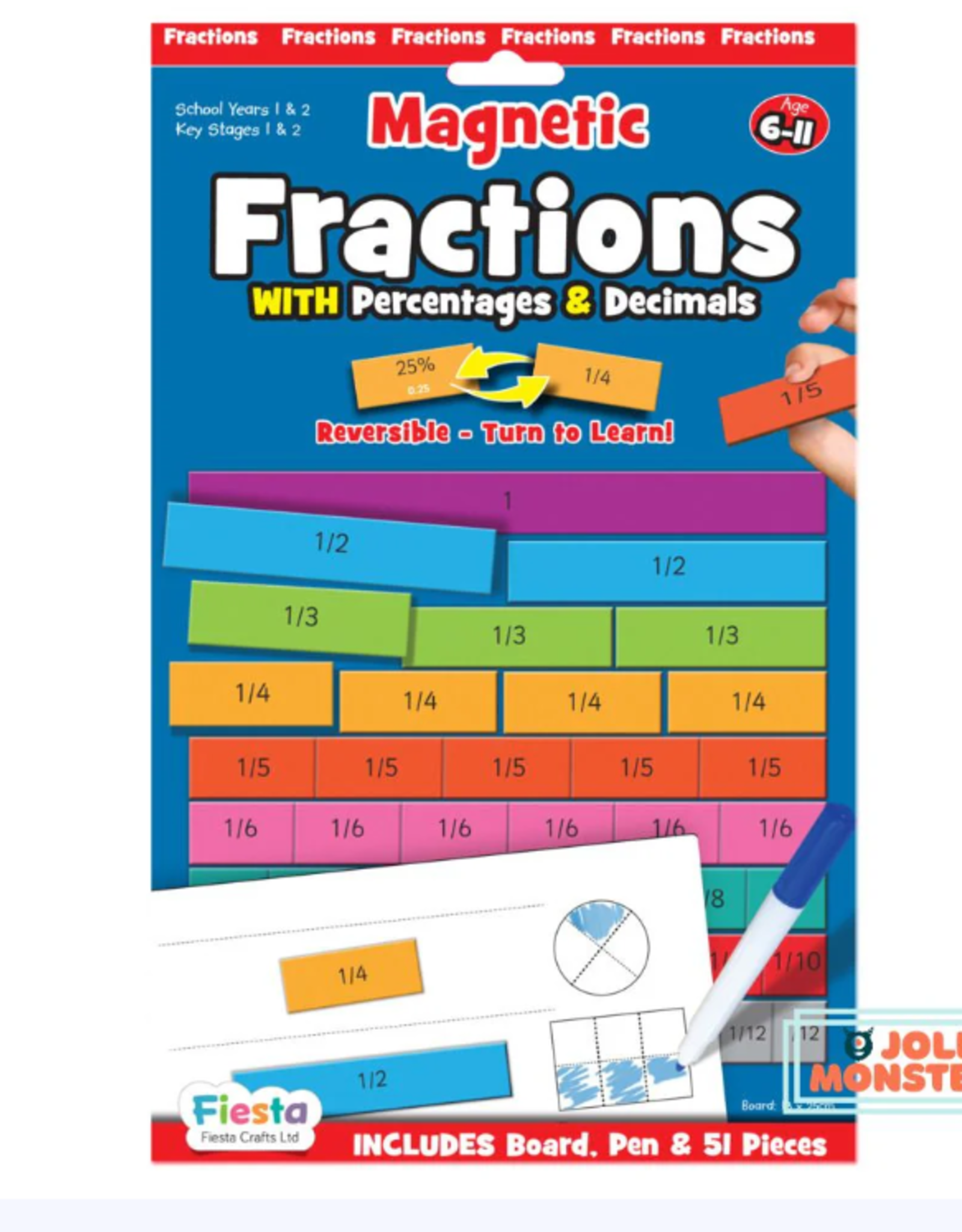 Fiesta Crafts Magnetic Fractions