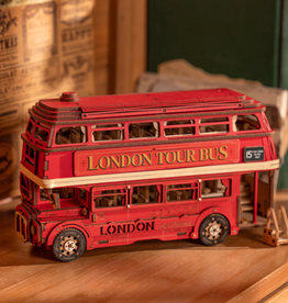 Rolife Wooden London Tour Bus