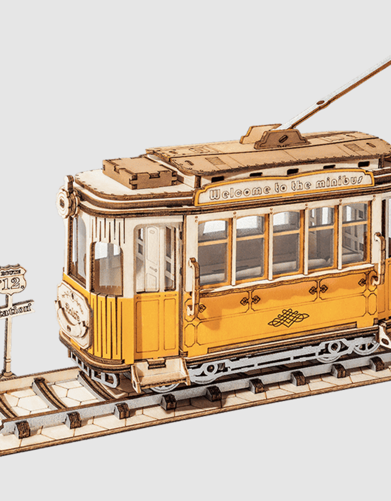 Rolife 3D Wooden Model - Tramcar