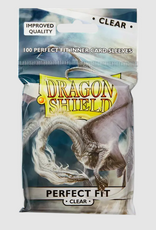 Dragon Shield Sleeves - Dragon Shield - Perfect Fit - Toploader Inner Sleeves Clear (100)