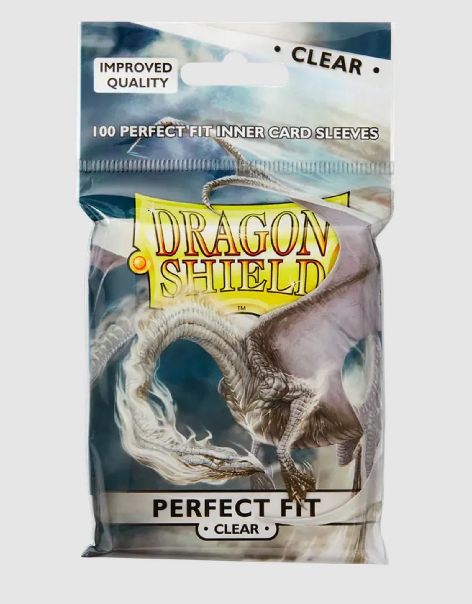 Dragon Shield Sleeves - Dragon Shield - Perfect Fit - Toploader Inner Sleeves Clear (100)