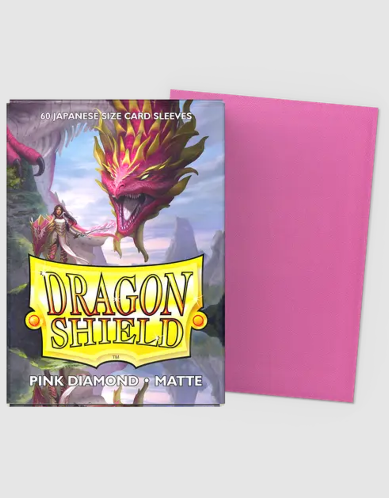 Dragon Shield Sleeves - Dragon Shield - Matte Japanese - Pink Diamond (60)