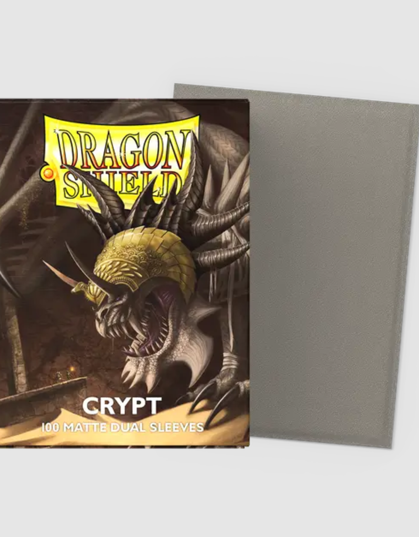 Dragon Shield Sleeves - Dragon Shield -  Matte DUAL - Crypt (Grey) (100)