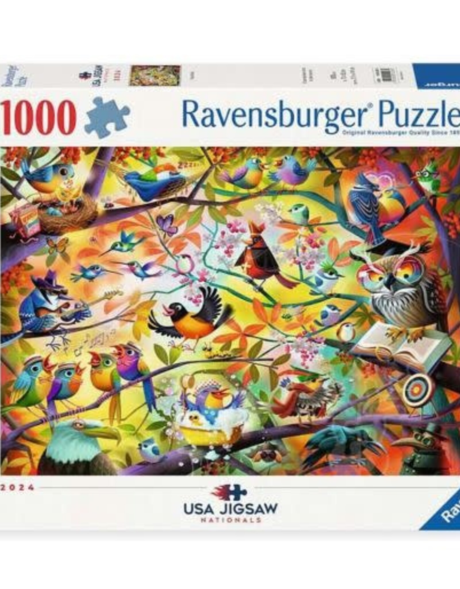 Ravensburger Busy Birdies 1000 Pc Puzzle (USJ)