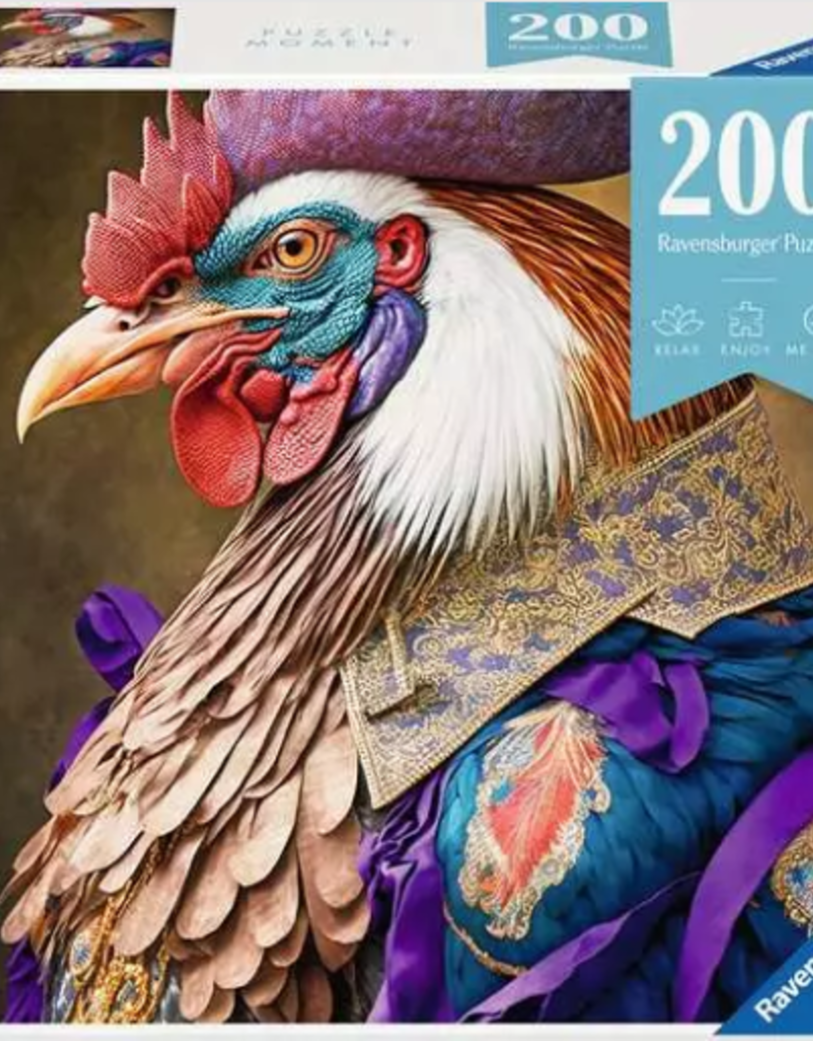 Ravensburger PUZ MOM Rooster General 200 Pc Puzzle