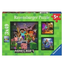 Ravensburger Minecraft Biomes 3 x 49 pc Puzzle
