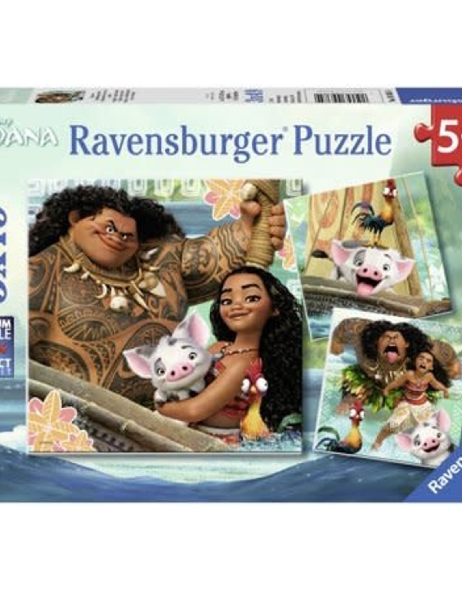 Ravensburger Moana - Born to Voyage 3 x 49 pc Puzzle