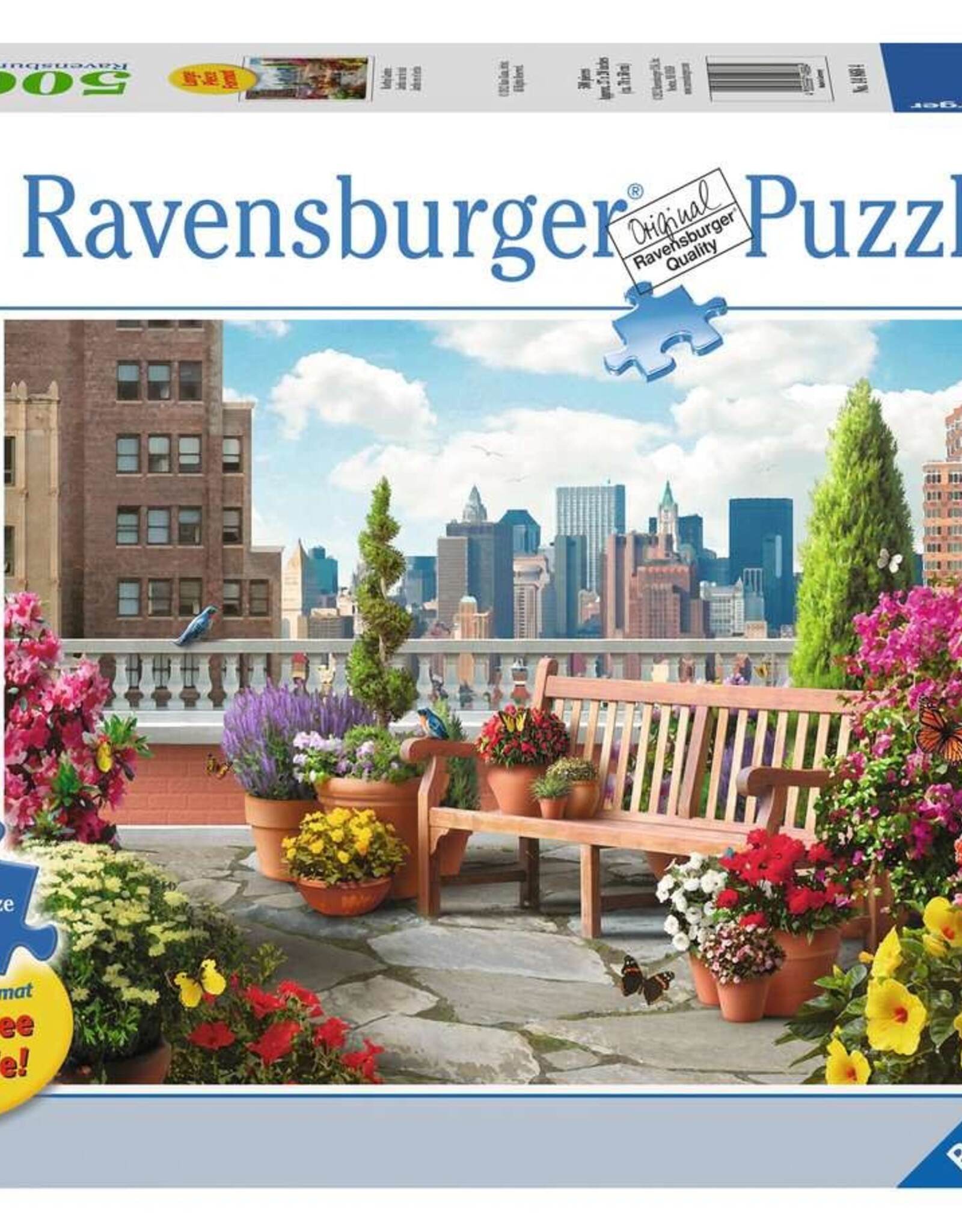 Ravensburger Rooftop Garden 500 pc Large Format