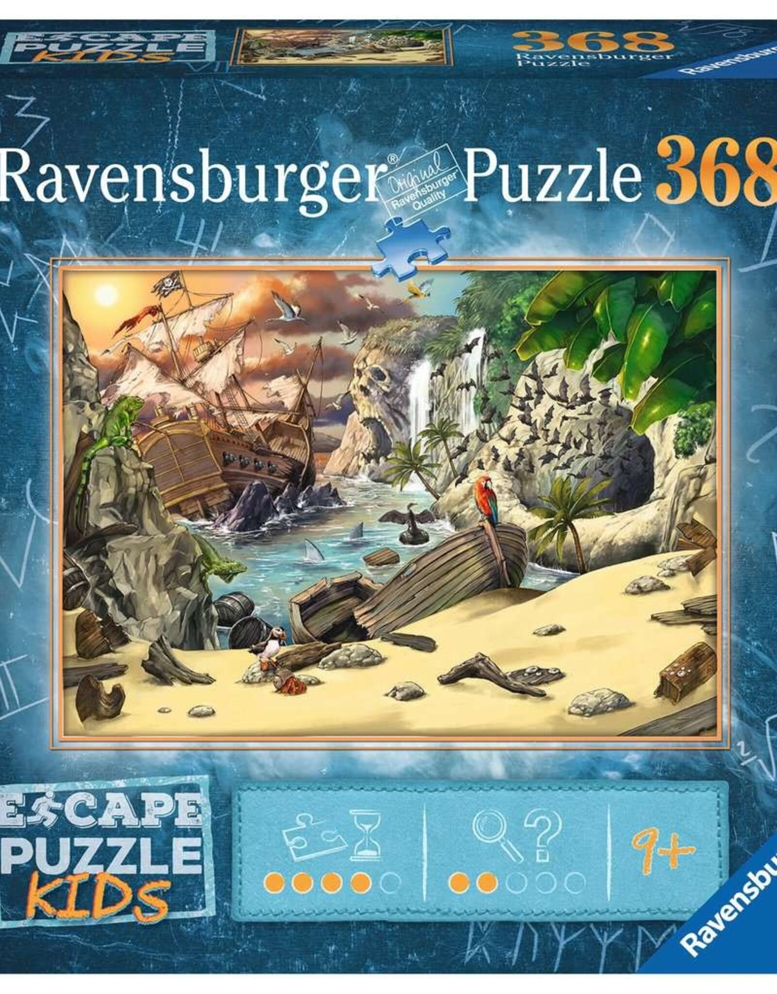 Ravensburger ESCAPE KIDS - Pirate's Peril 368 pc Puzzle