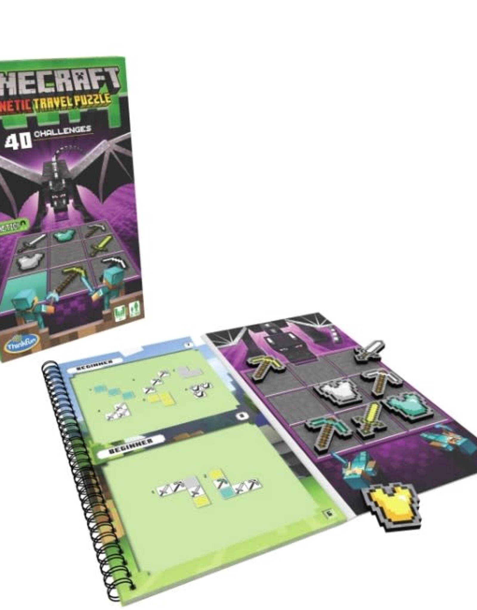 Think Fun Minecraft Magnetic Travel Puzzle EN