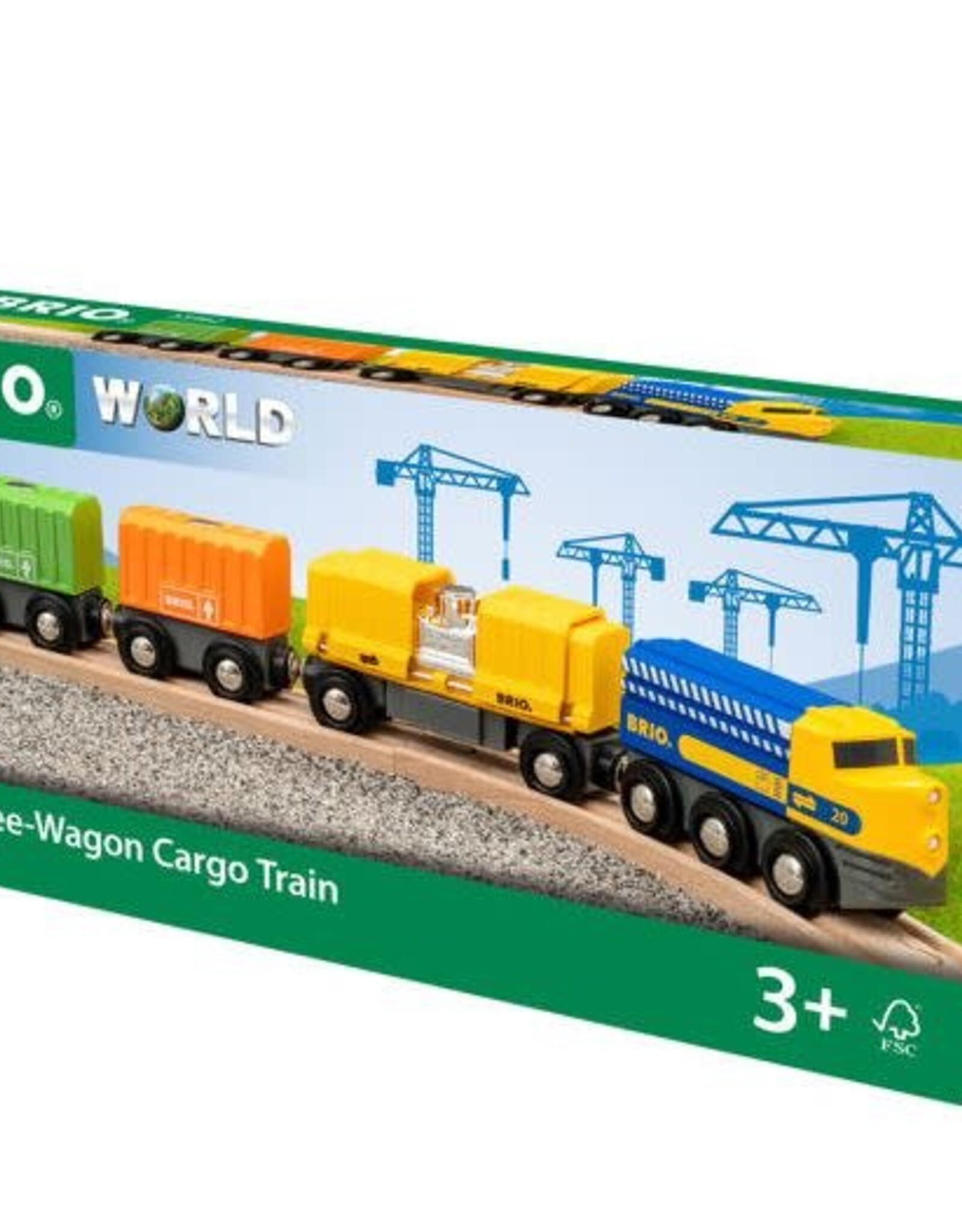 BRIO Three Wagon Cargo Train