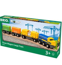 BRIO Three Wagon Cargo Train