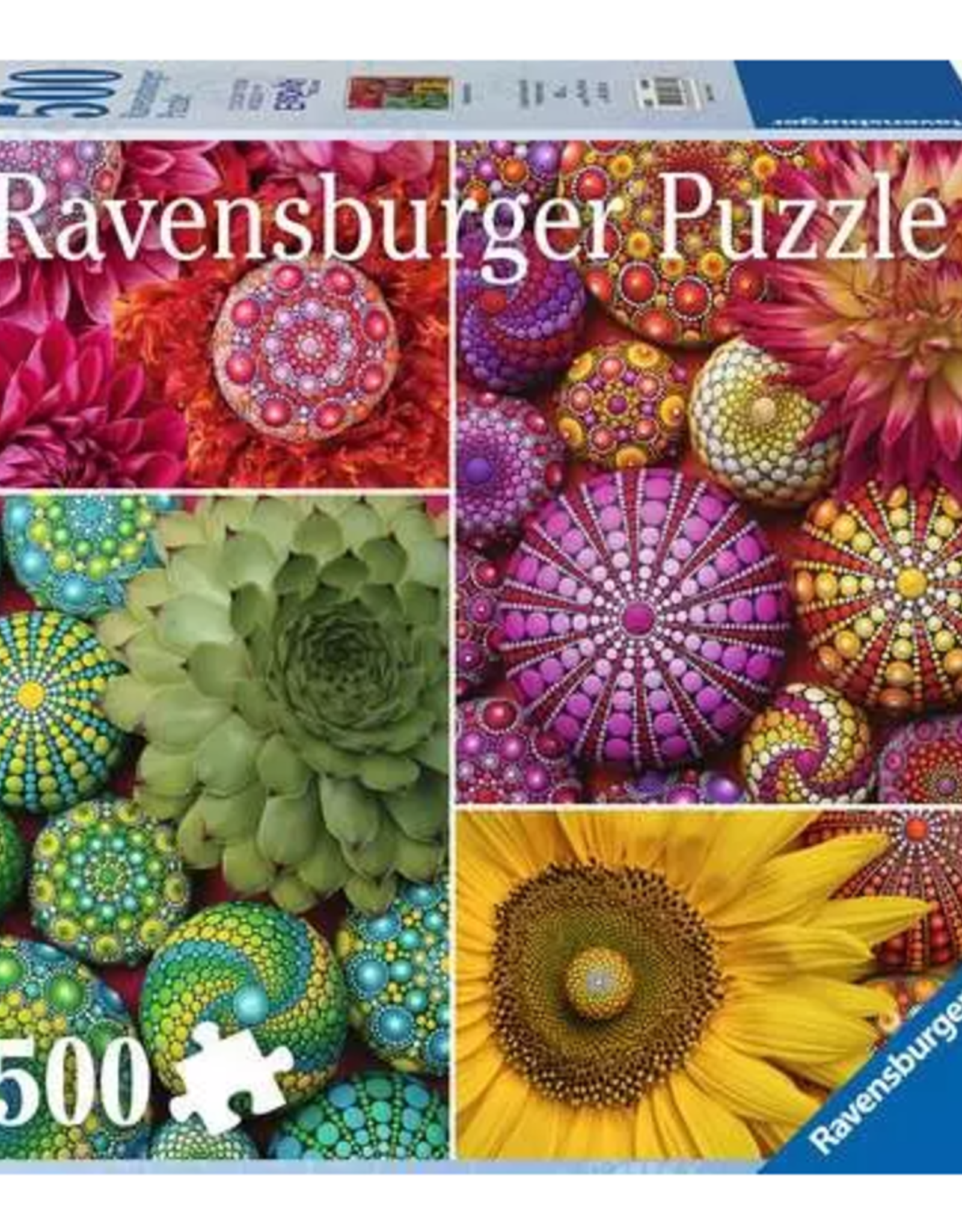 Ravensburger Elspeth McLean - Mandala Blooms 500 pc Puzzle