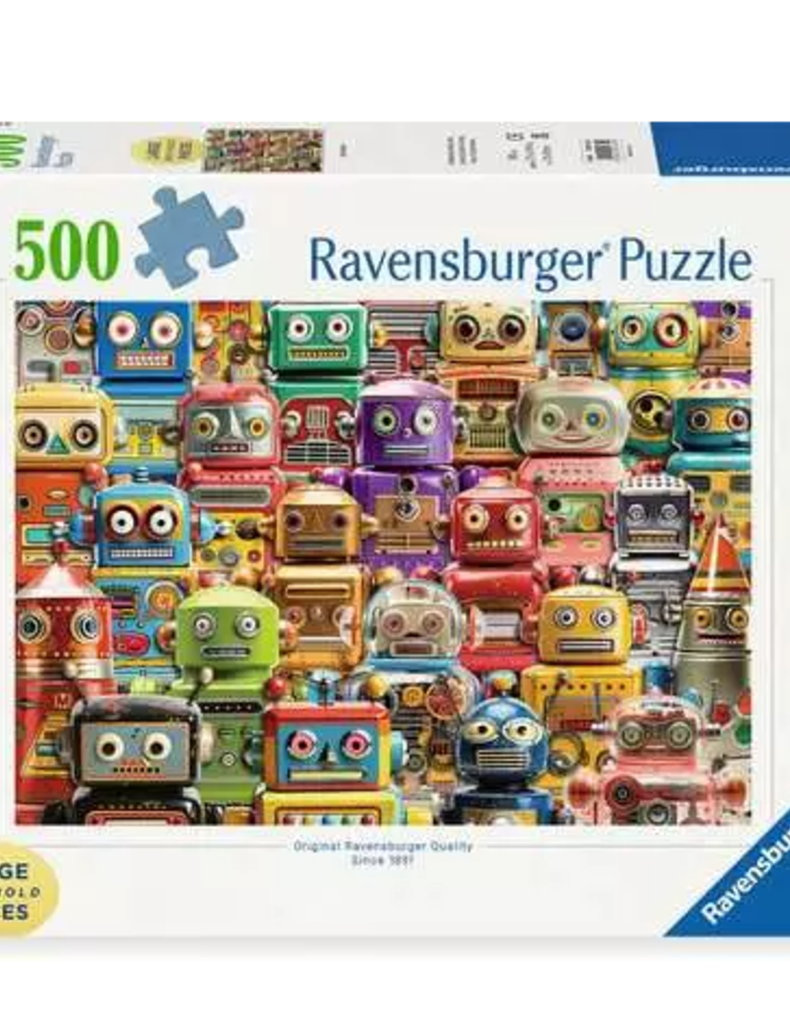 Ravensburger Retro Robots 500 Pc Puzzle LF