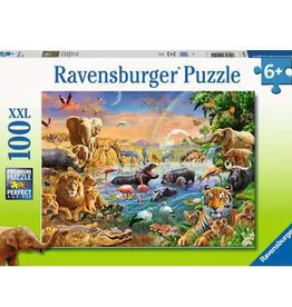 Ravensburger Savannah Jungle Waterhole 100 pc Puzzle
