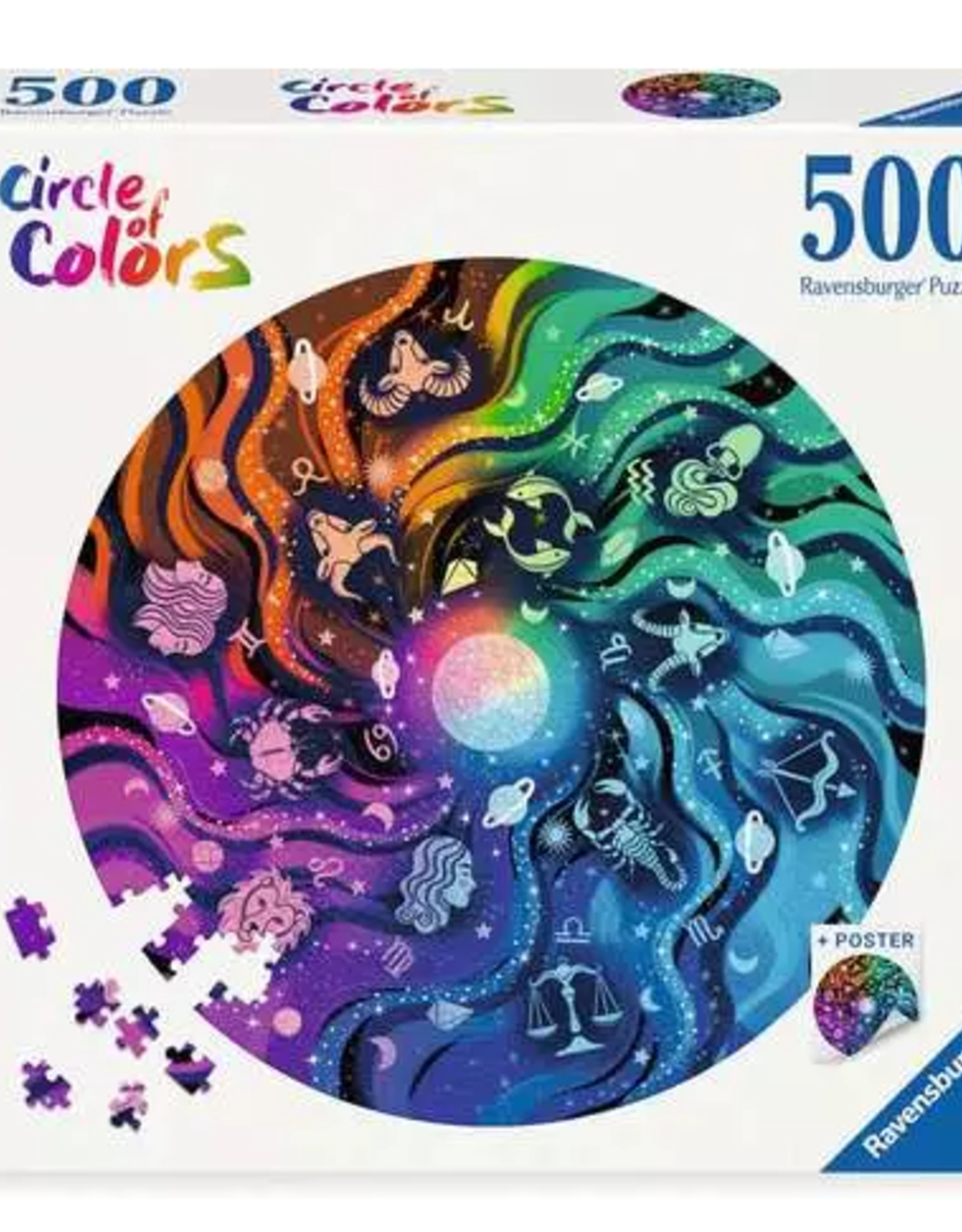 Ravensburger Astrology 500 pc Round Puzzle