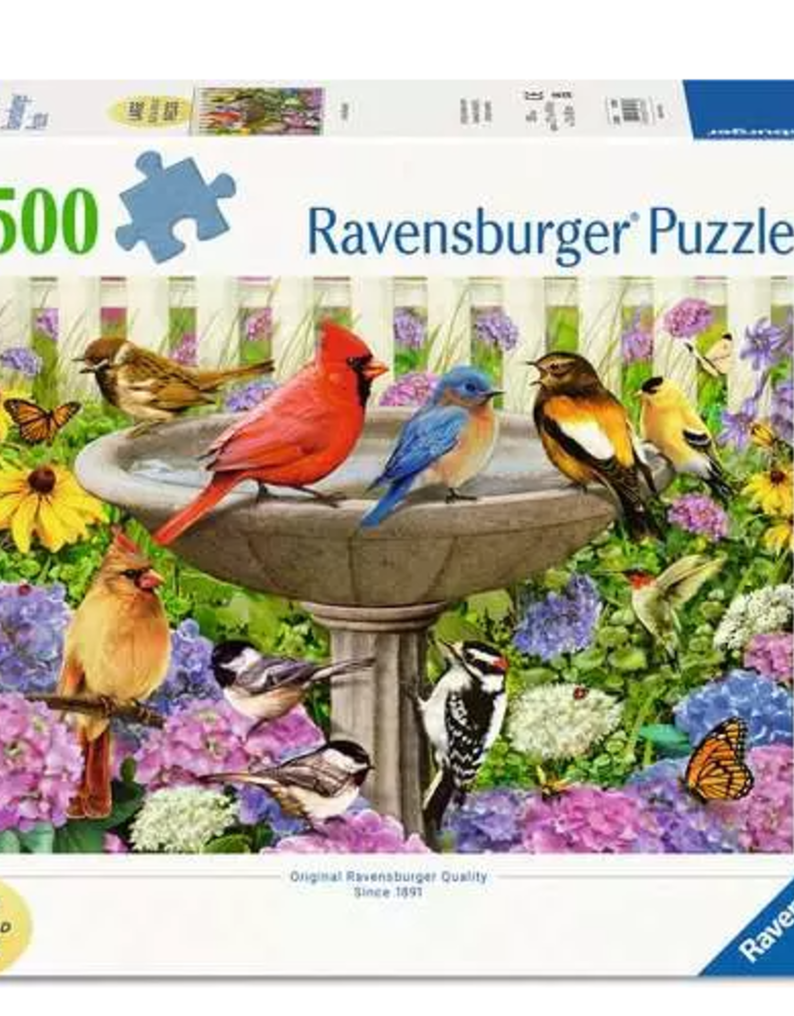 Ravensburger At the Birdbath 500 pc Large Format