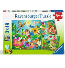 Ravensburger Bugs, Bugs, Bugs 3x49 Pc Puzzle