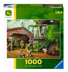 Ravensburger John Deere Then & Now 1000 pc Puzzle