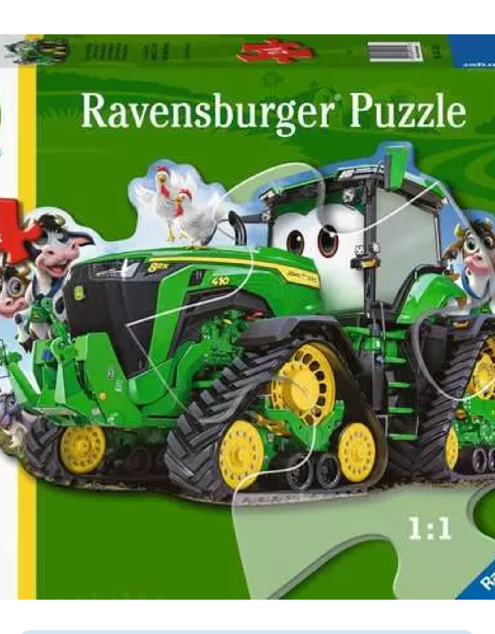 Ravensburger John Deere Tractor 24 pc Shaped Floor Puzzle