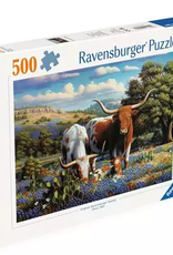 Ravensburger Loving Longhorns 500 pc Puzzle