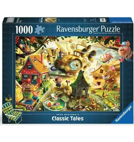 Ravensburger MacAdam Look Out Little Pigs 1000 pc Puzzle