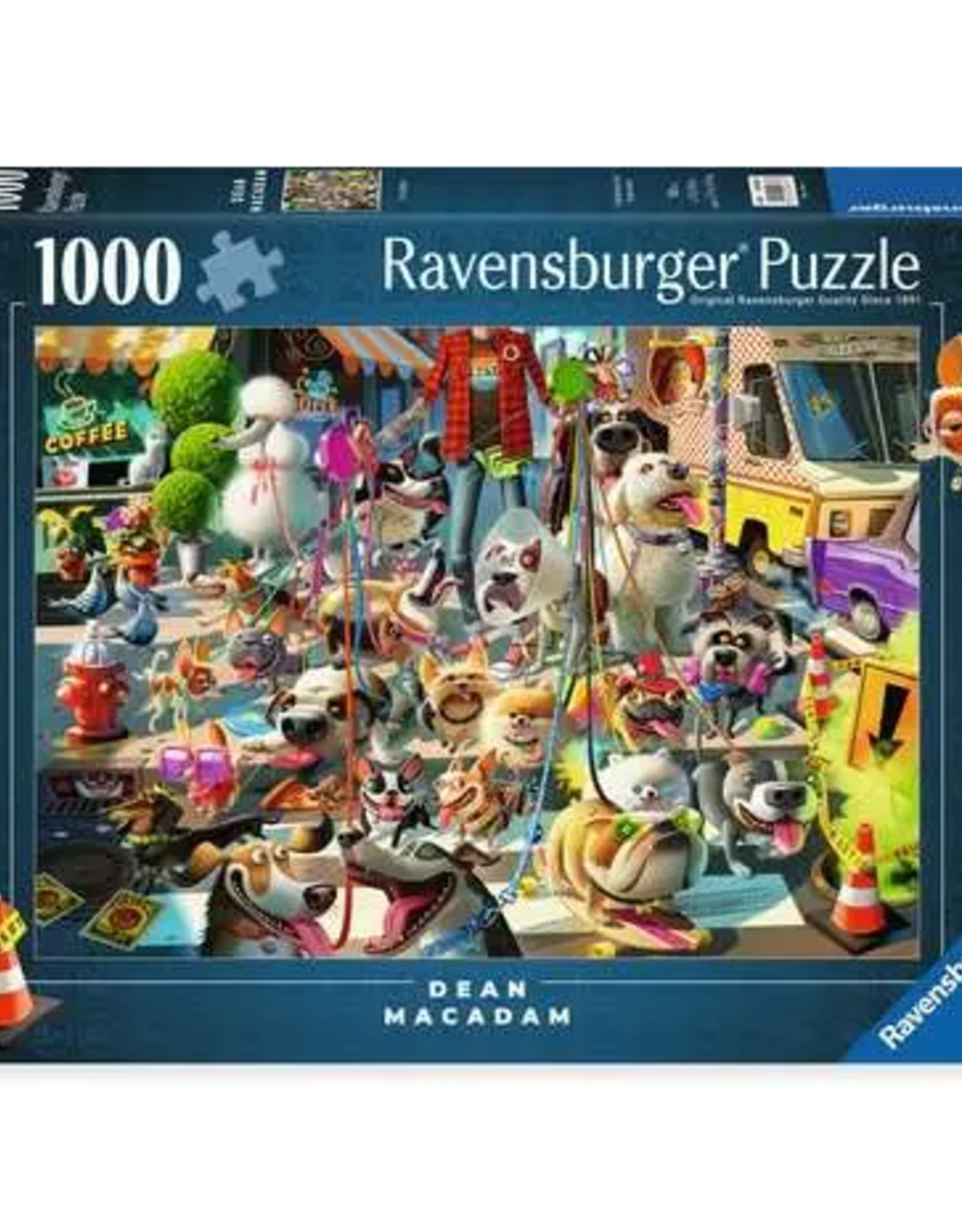 Ravensburger MacAdam The Dog Walker 1000 pc Puzzle