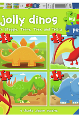 Ravensburger MFP Jolly Dinos 2, 3, 4, 5 pc Puzzles