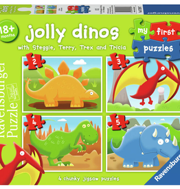Ravensburger MFP Jolly Dinos 2, 3, 4, 5 pc Puzzles