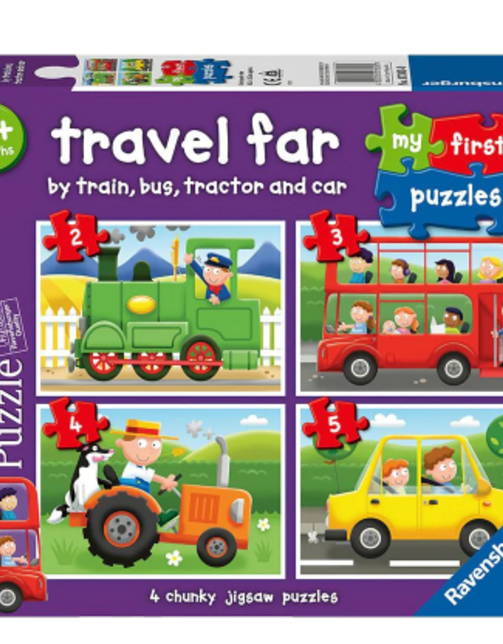 Ravensburger MFP Travel Far 2, 3, 4, 5 pc Puzzles