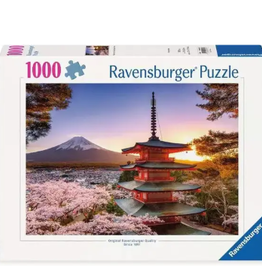 Ravensburger Mount Fuji Cherry Blossom View 1000 Pc Puzzle