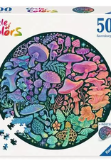 Ravensburger Mushrooms 500 Pc Round Puzzle