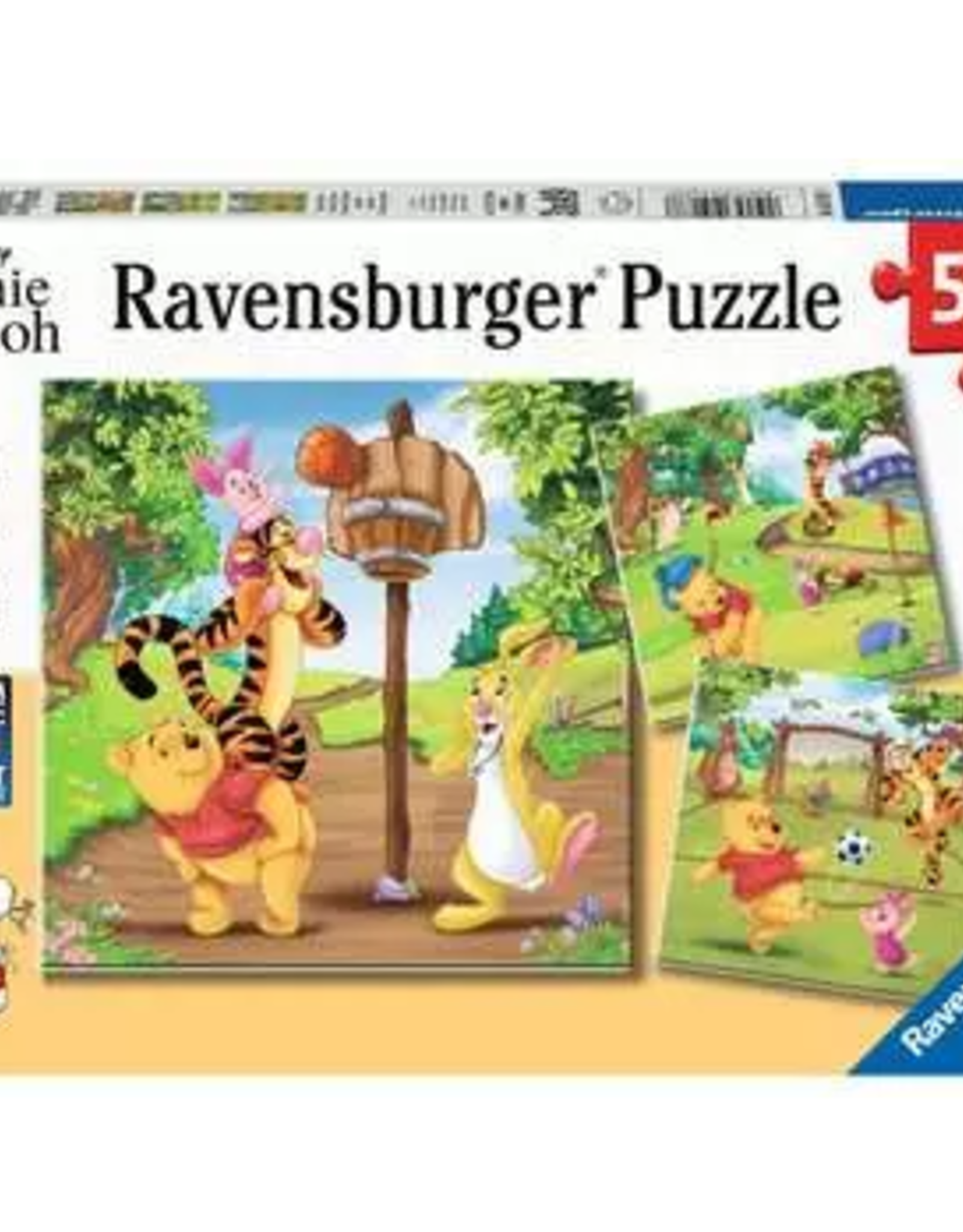 Ravensburger Pooh Sports Day 3 x 49 pc Puzzle