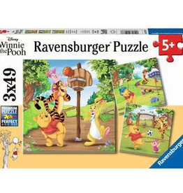Ravensburger Pooh Sports Day 3 x 49 pc Puzzle