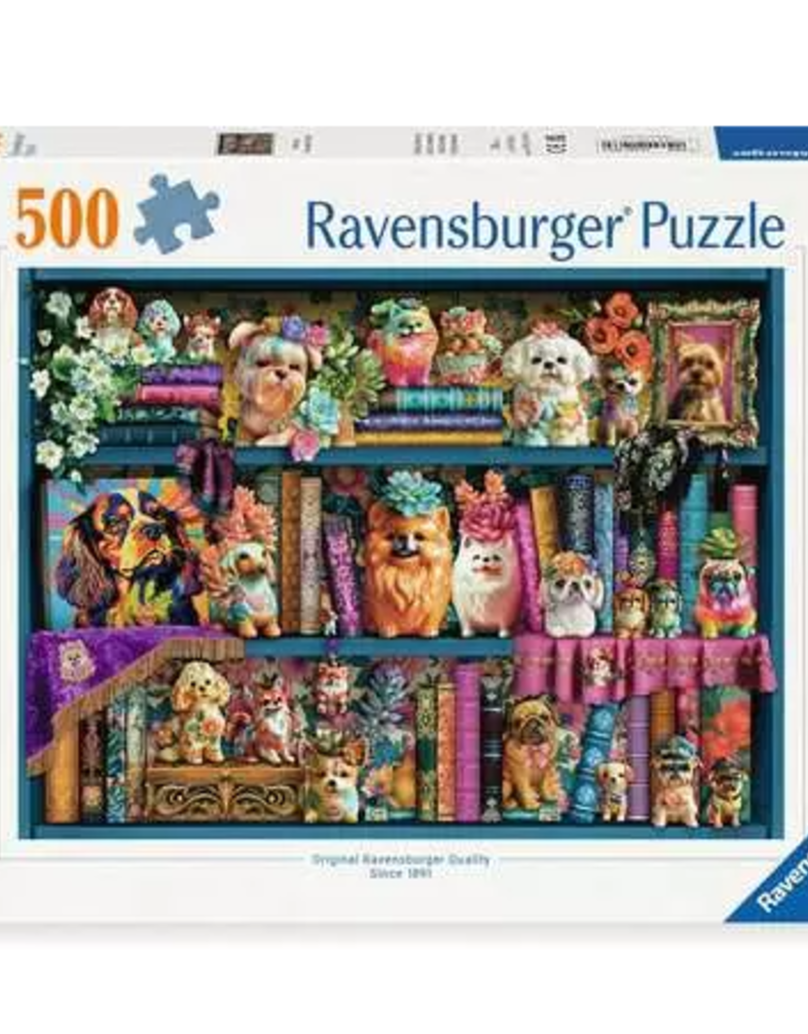 Ravensburger Precious Porcelain Pups 500 Pc Puzzle