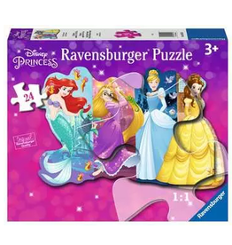 Ravensburger Pretty Princesses 24 pc Shaped Floor Puzzle