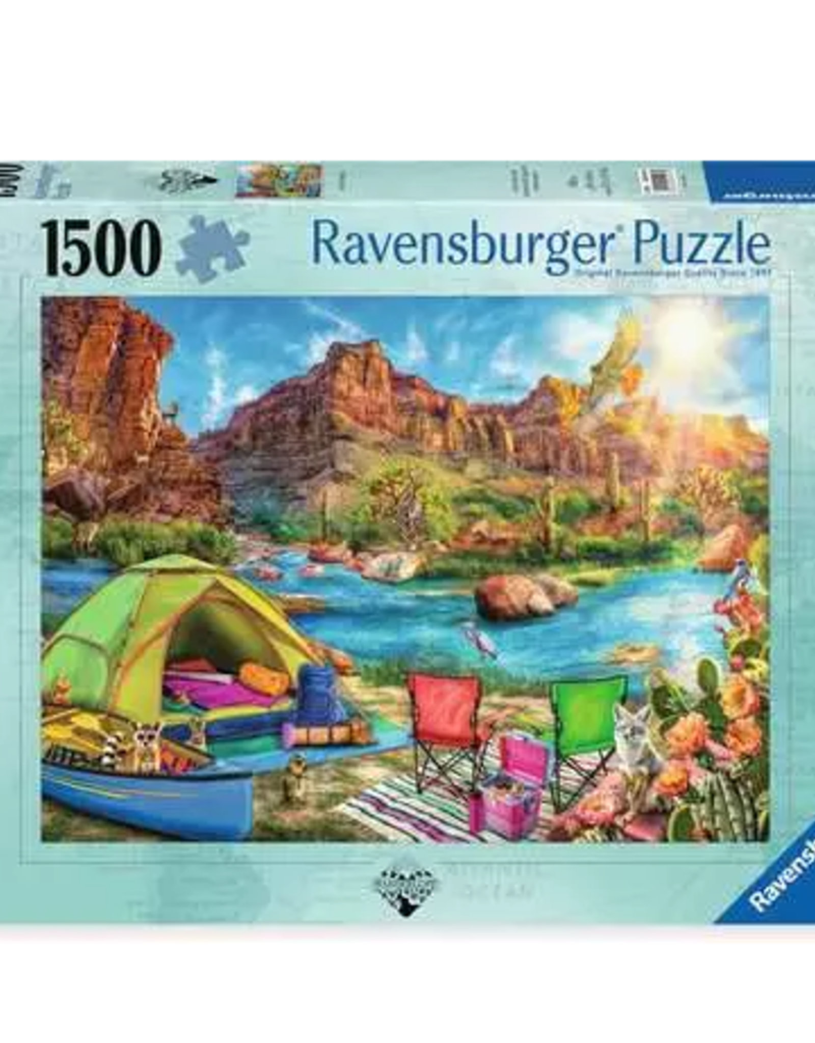 Ravensburger Canyon Camping 1500 pc Puzzle